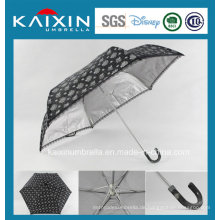 Fabrik BSCI Mode Muster Sun Black Umbrella
